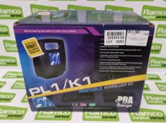 PDA Range PL1/K1 portable induction loop system