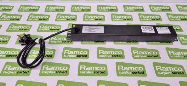 Rack mount power distribution unit - 6x13A with surge protection