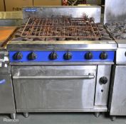 Blue Seal 6 hob gas range - 900mm W