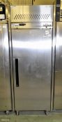 Williams LJ14A JADE stainless steel single door freezer - 740mm W