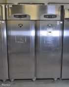 Foster EPREMG1350L stainless steel double door freezer - 1450mm W