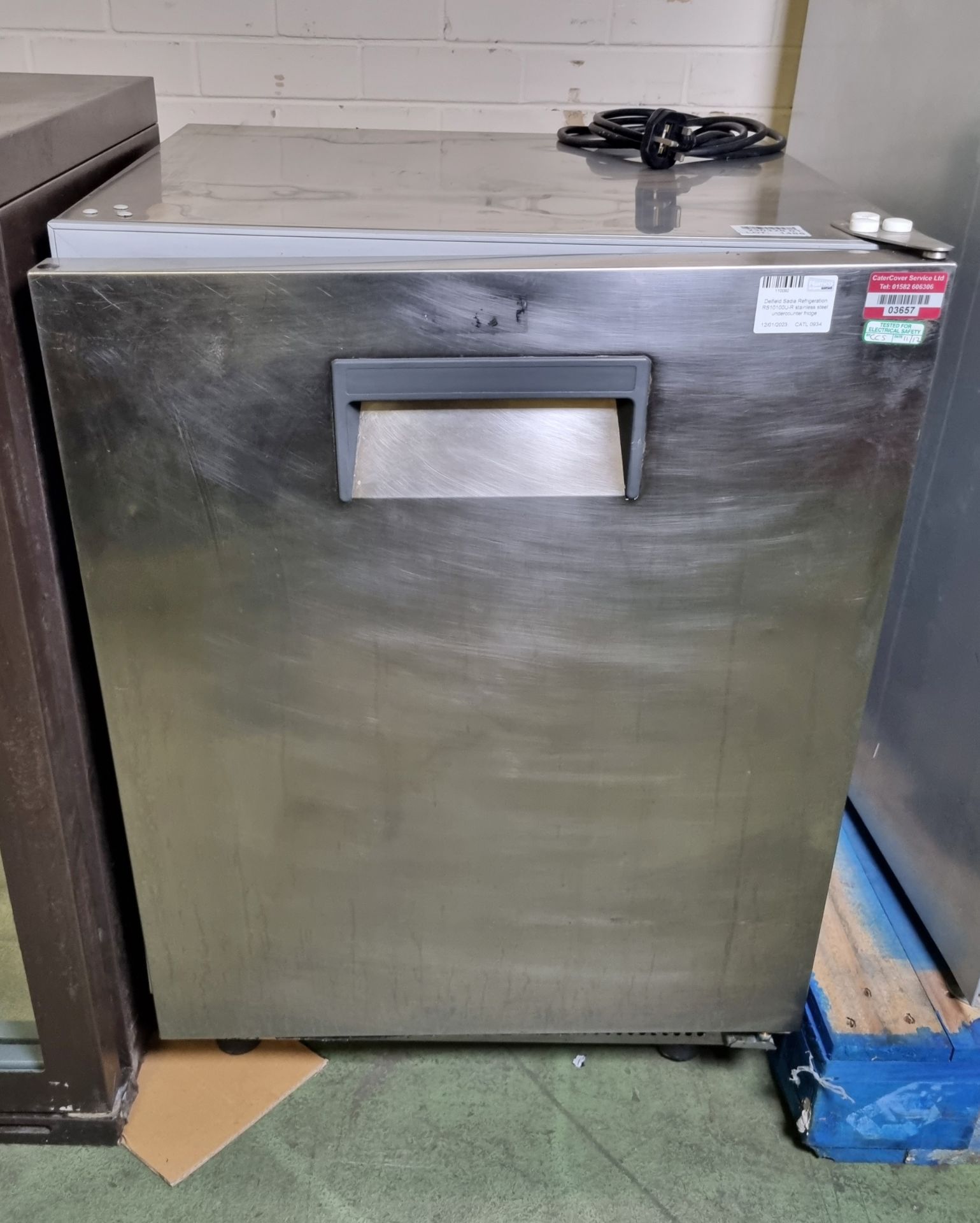 Delfield Sadia Refrigeration RS10100U-R stainless steel undercounter fridge - 640mm W