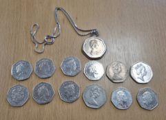 Collection of collectable 50p coins - full list in the description