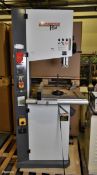 Axminster Plus 700355 woodworking bandsaw - 240v - 50Hz - 1.5kW - 1 ph