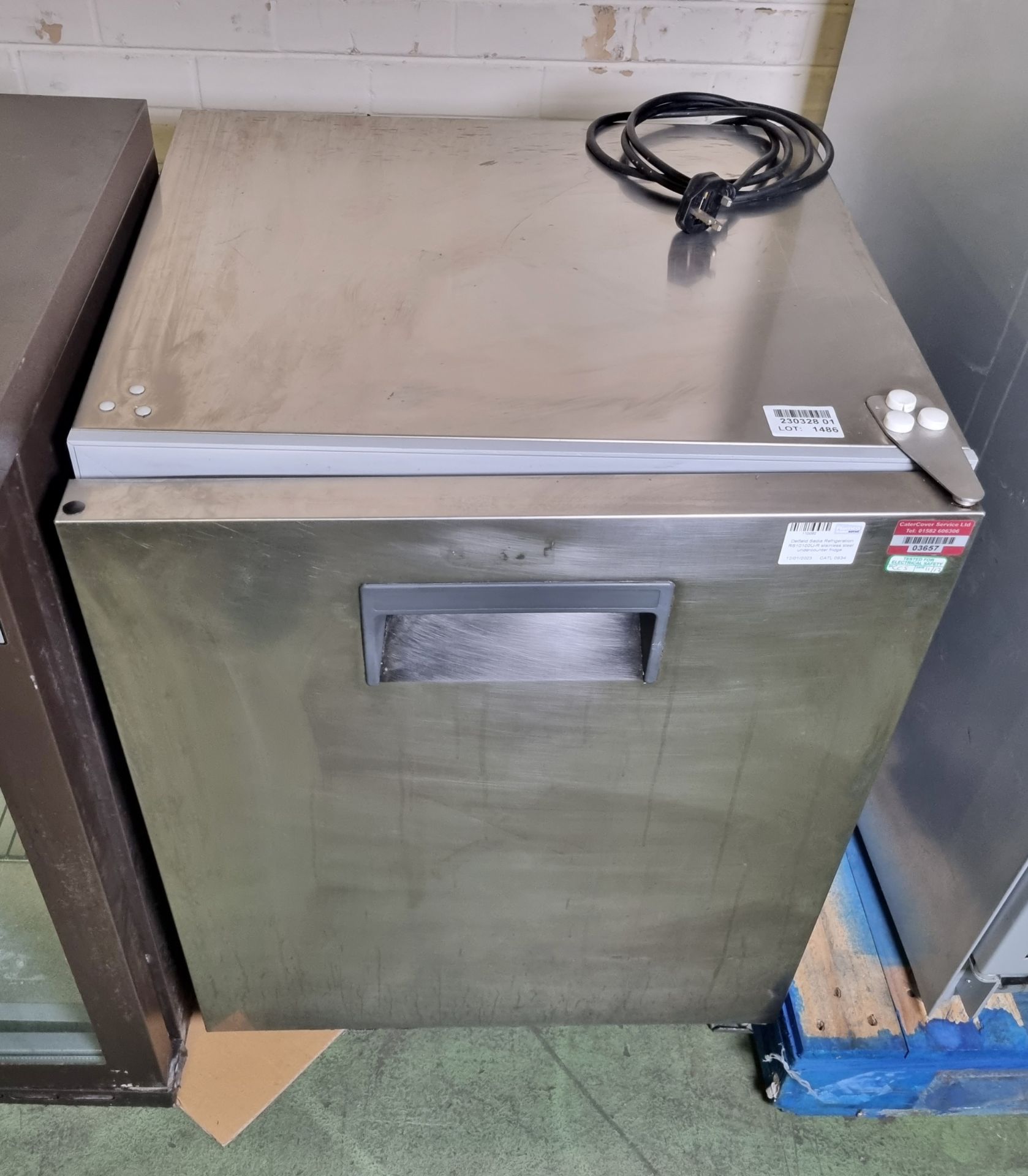 Delfield Sadia Refrigeration RS10100U-R stainless steel undercounter fridge - 640mm W - Image 2 of 5