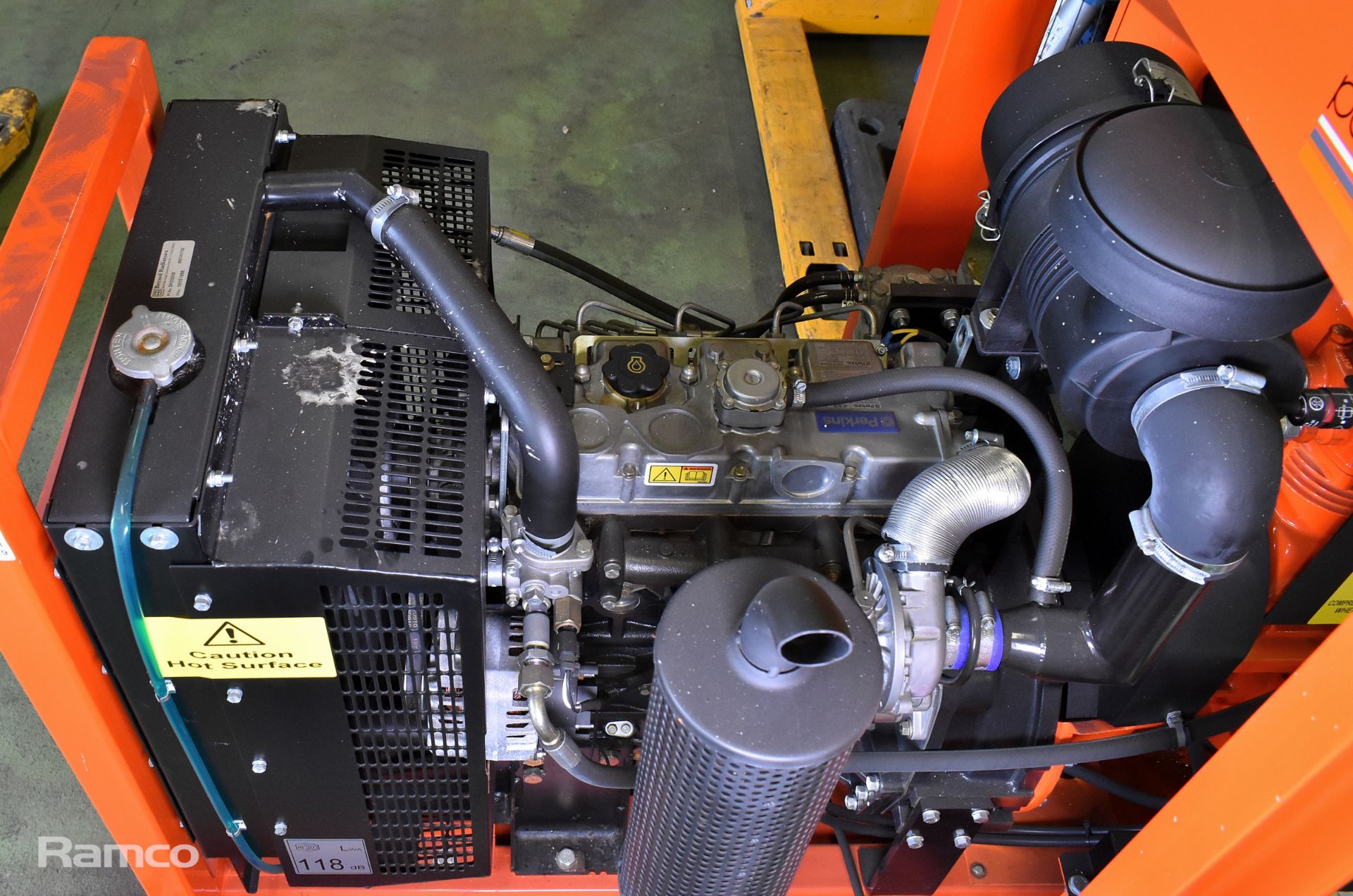 Godwin HL80M Dri Prime pump unit - serial number 065653/05 powered by Perkins diesel engine - Bild 5 aus 20