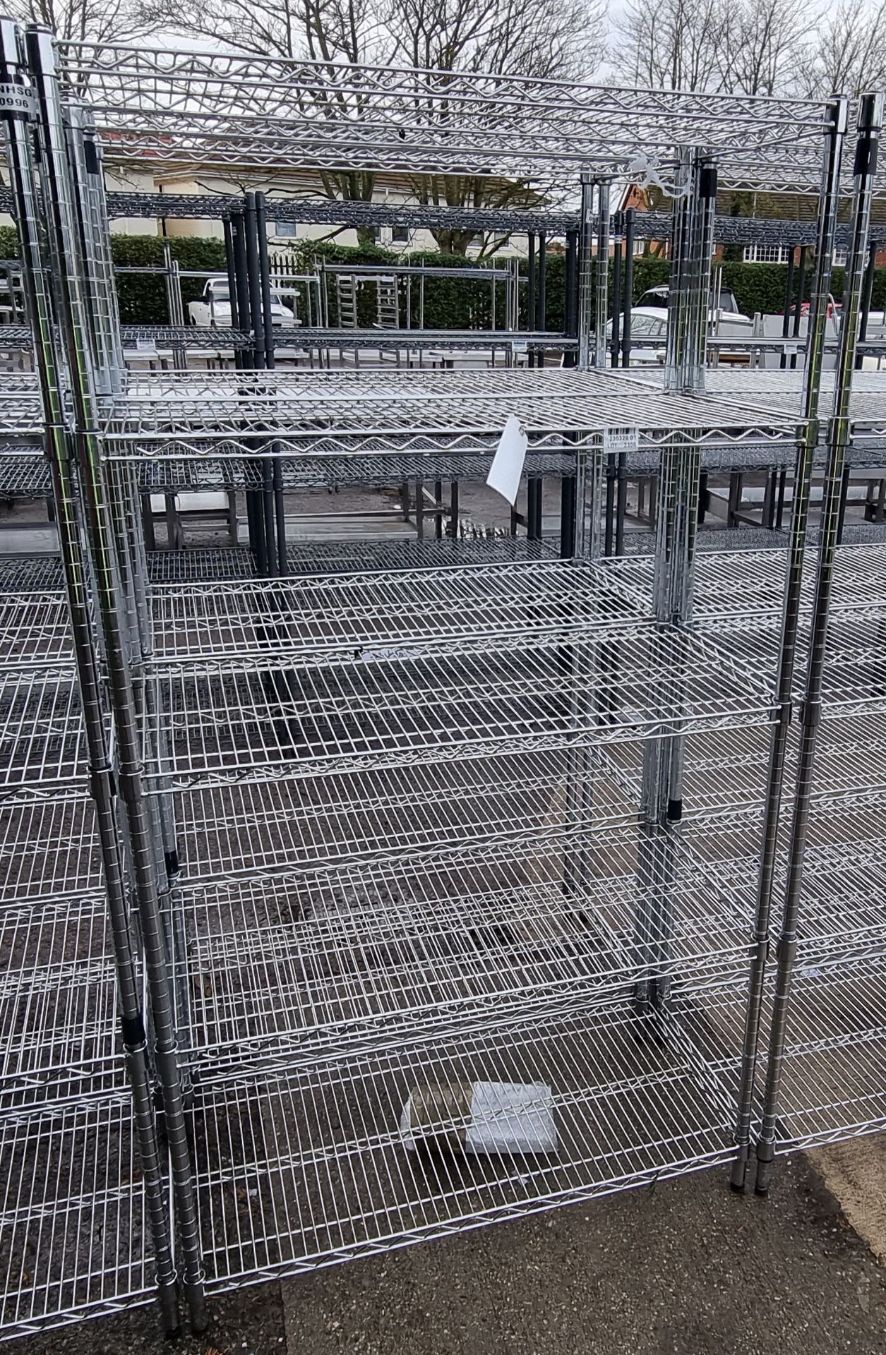 5 tier metal shelving unit - dimensions: 100 x 50 x 180cm