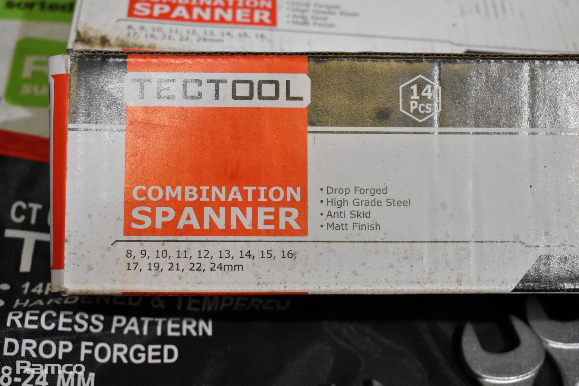 3x TECTOOL 8-24mm combination spanner sets - 14pcs per set - Image 3 of 3