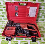 HILTI WSR 36-A heavy duty reciprocating saw in hard carry case