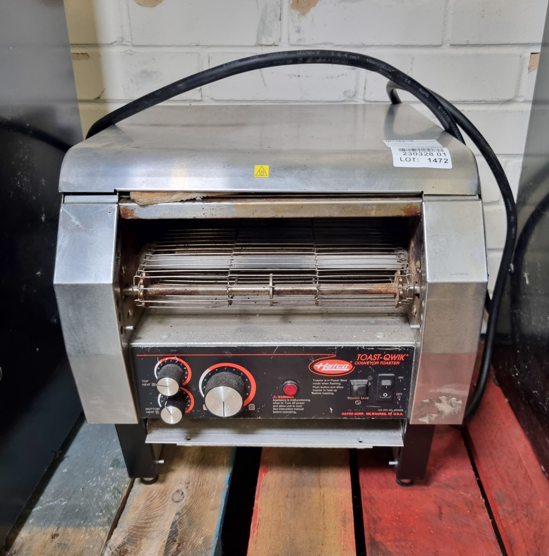 Hatco TQ-405 Toast-Qwik conveyor toaster - 370mm W