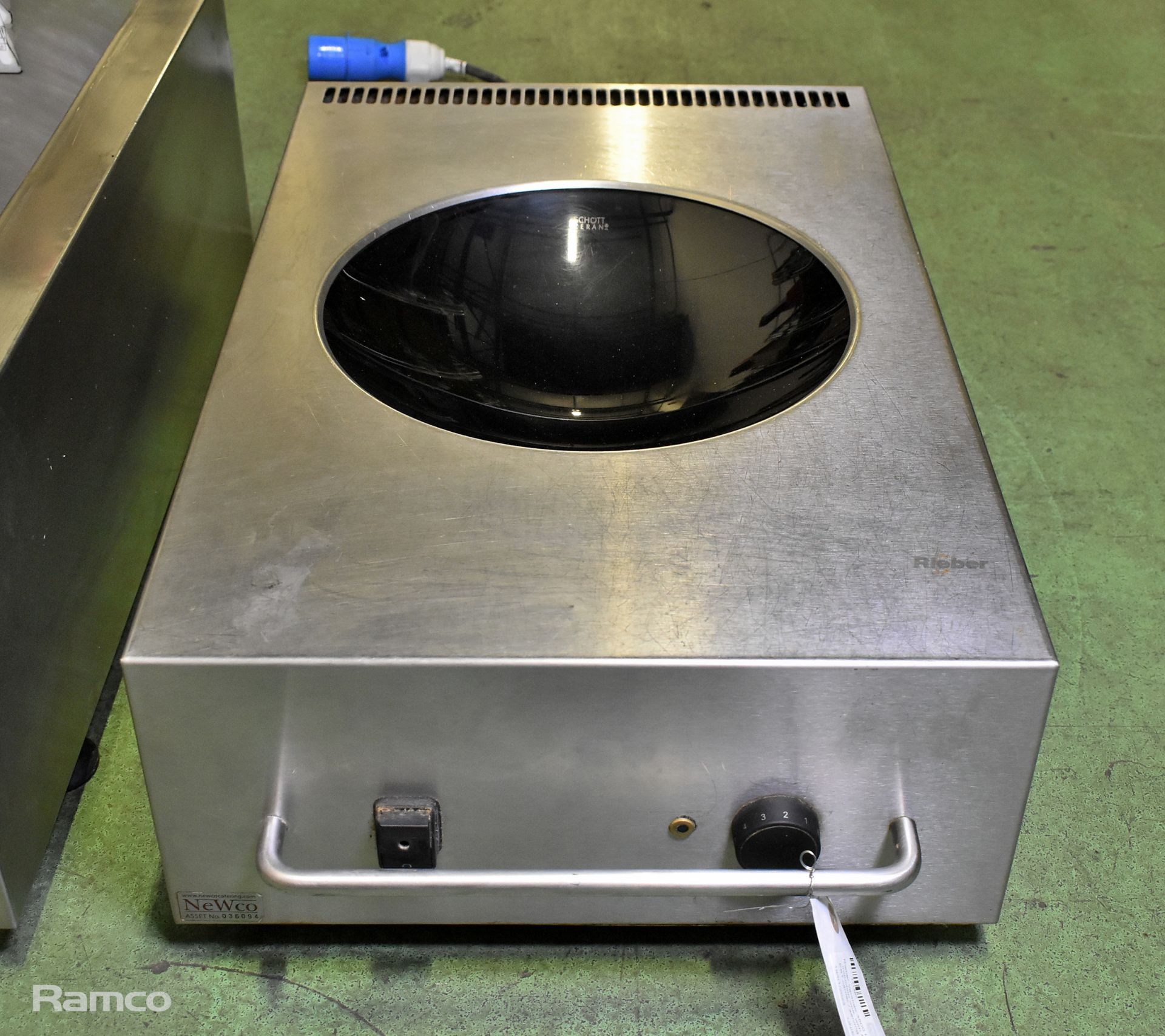 Rieber Varithek 3500 table top induction wok with AST or EST carrier / serving system - Bild 3 aus 8