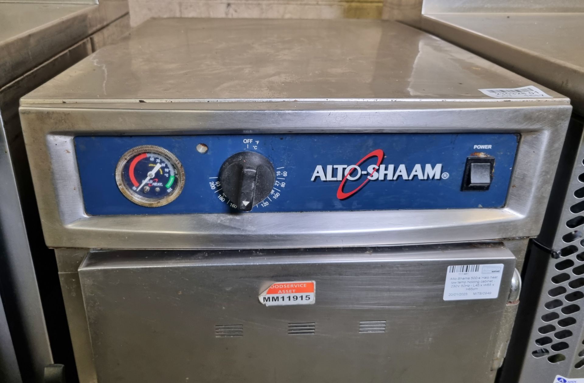 Alto-Shaam 500-s Halo heat low temp holding cabinet - 230V 50Hz - L45 x W65 x H85cm - Image 3 of 7