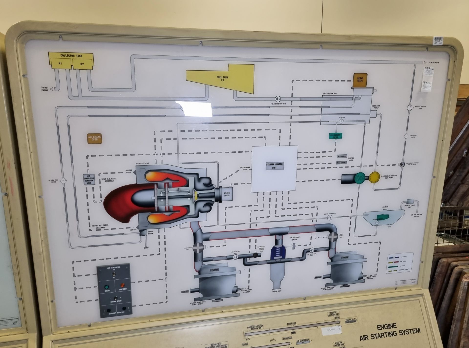Pennant Trainers & Simulators, Engine air starting - Serial No ADU 002 - 240V 50Hz - Image 4 of 6