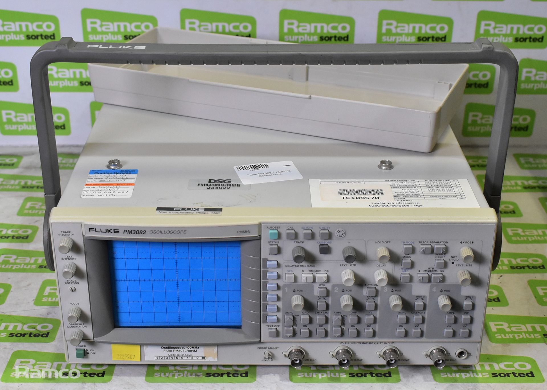 Fluke PM3082 100MHz Oscilloscope - NO BAG