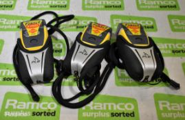 3x McMurdo FastFind 220 PLB personal location beacon units