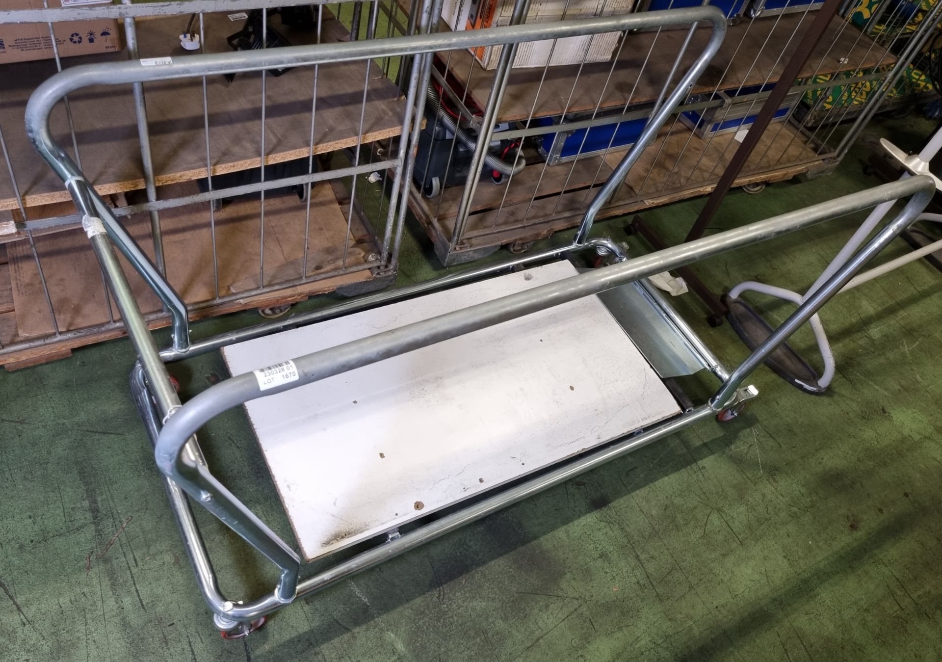 Board and panel trolley - 160 x 77 x 100cm - Image 3 of 4