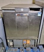 Hobart stainless steel under counter dishwasher - 600mm W