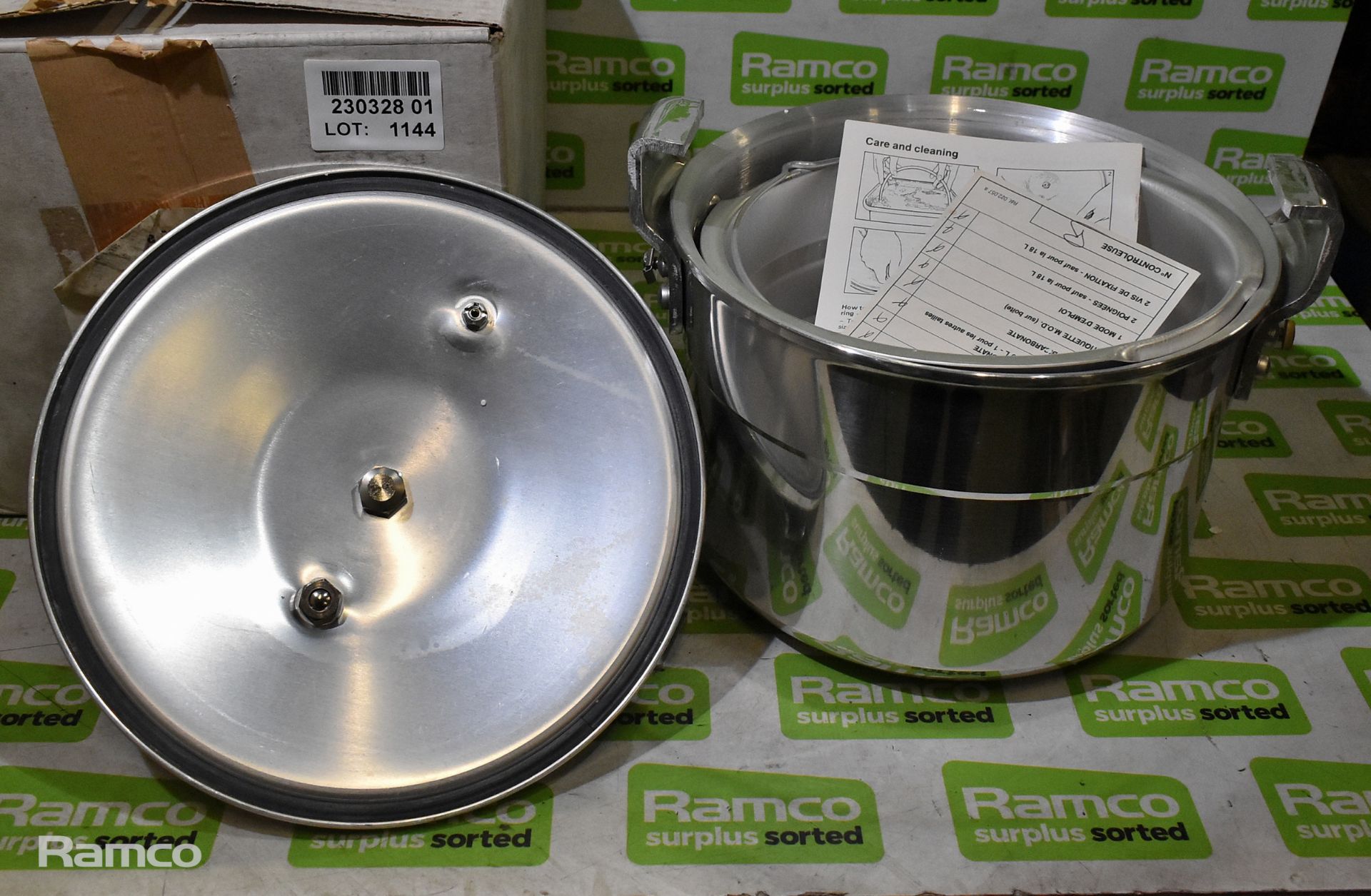 Tefal 6 ltr aluminium pressure cooker - Image 2 of 2