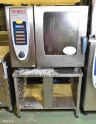 Rational SCC 61 Convection oven & stand, 400V Serial No E615G10102233318 - L 85 x W 83 x H 145