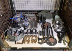 Workshop equipment - wire rope, shackles, grab hooks, sockets, clamp, float weights