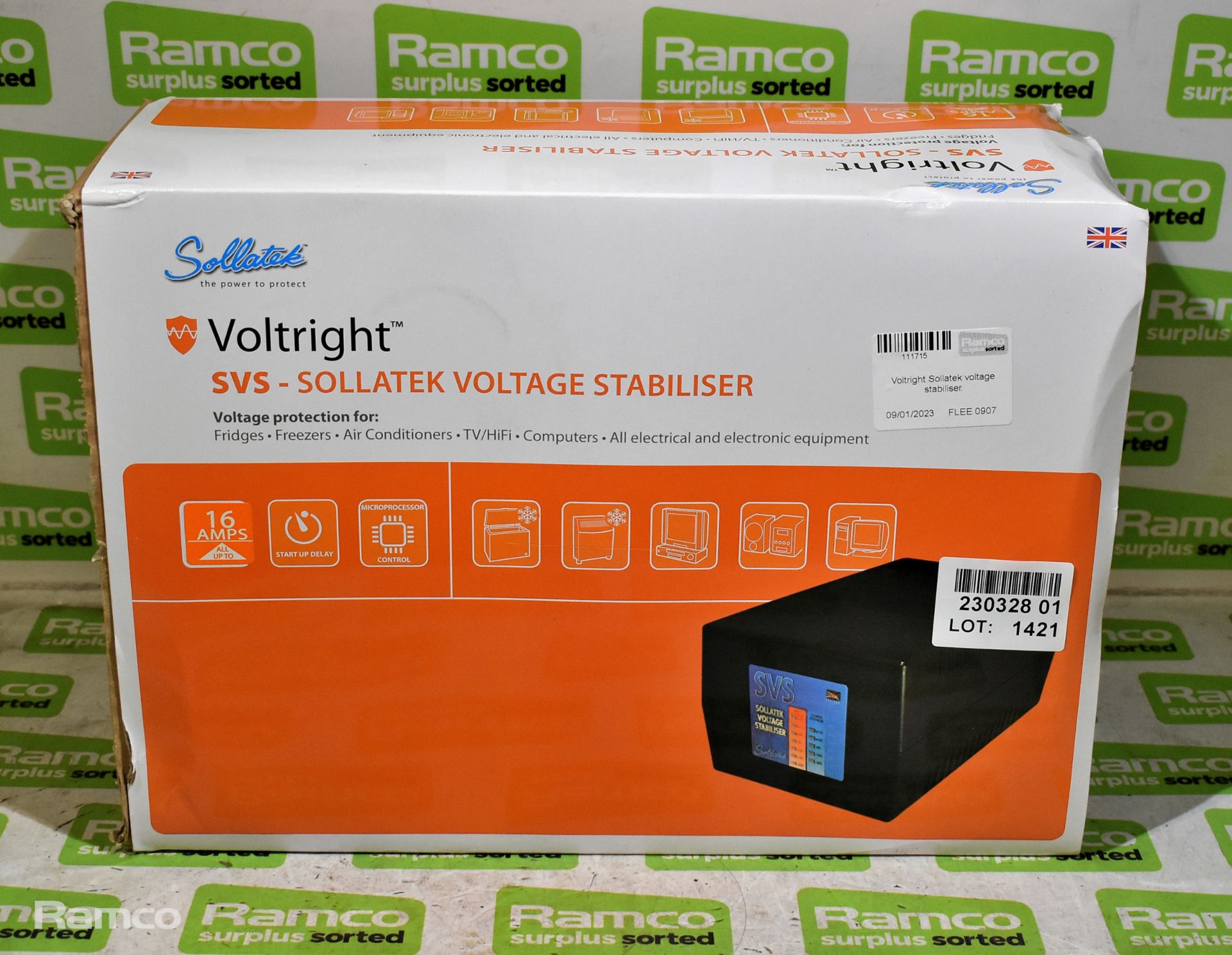Voltright Sollatek voltage stabiliser - Bild 10 aus 10