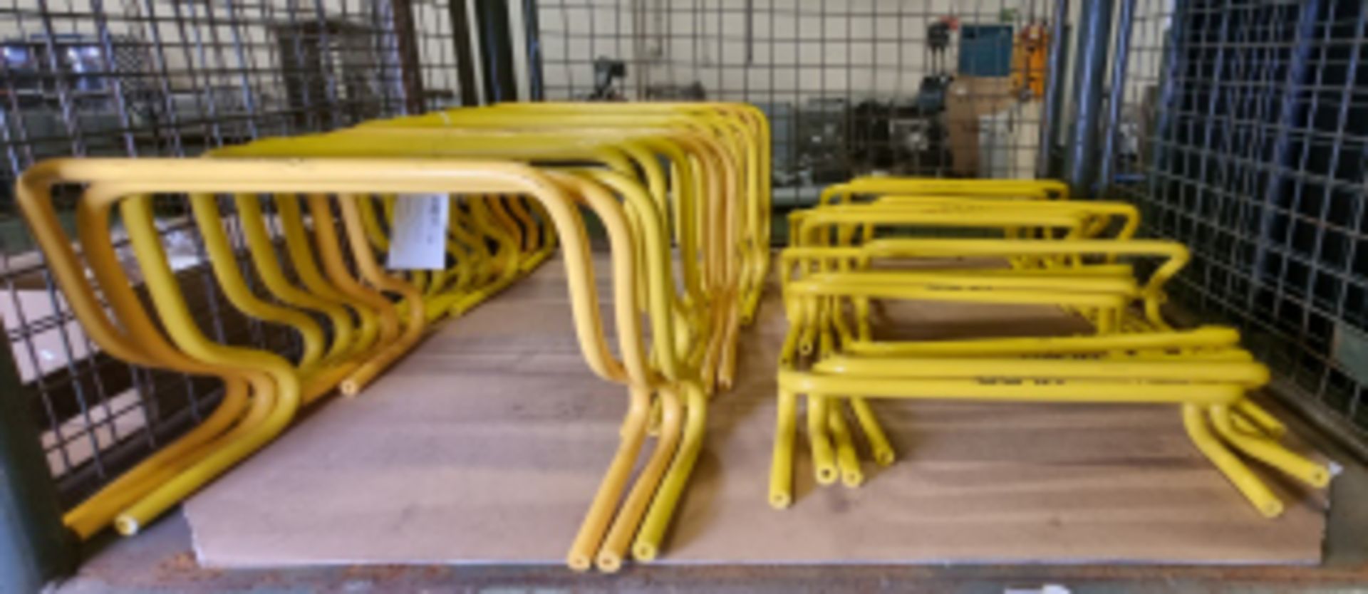 XLR8 yellow plastic training hurdles small - medium 36 units
