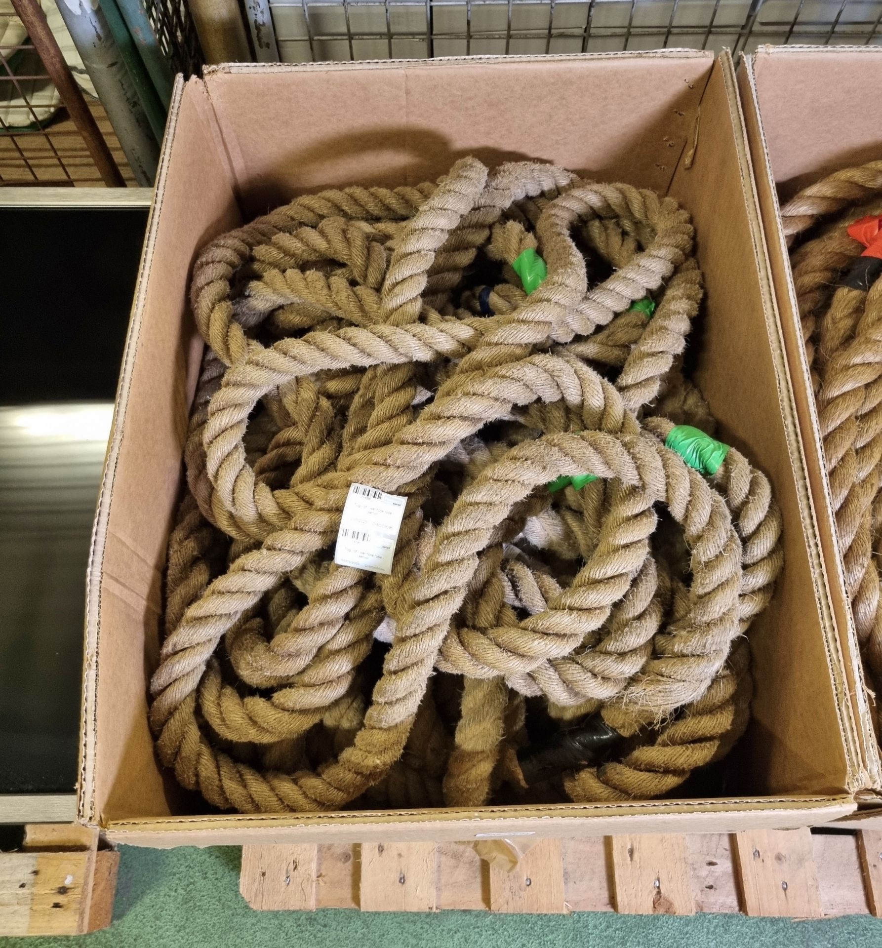 2x lengths of Tug-of-war fibre rope - senior - 45mm - Image 2 of 2