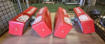 4x Richter Engineering Predator cricket impact pad attachments