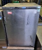 Precision BBS600 stainless steel single door fridge - 600mm W
