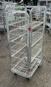 Small wire cage trolley
