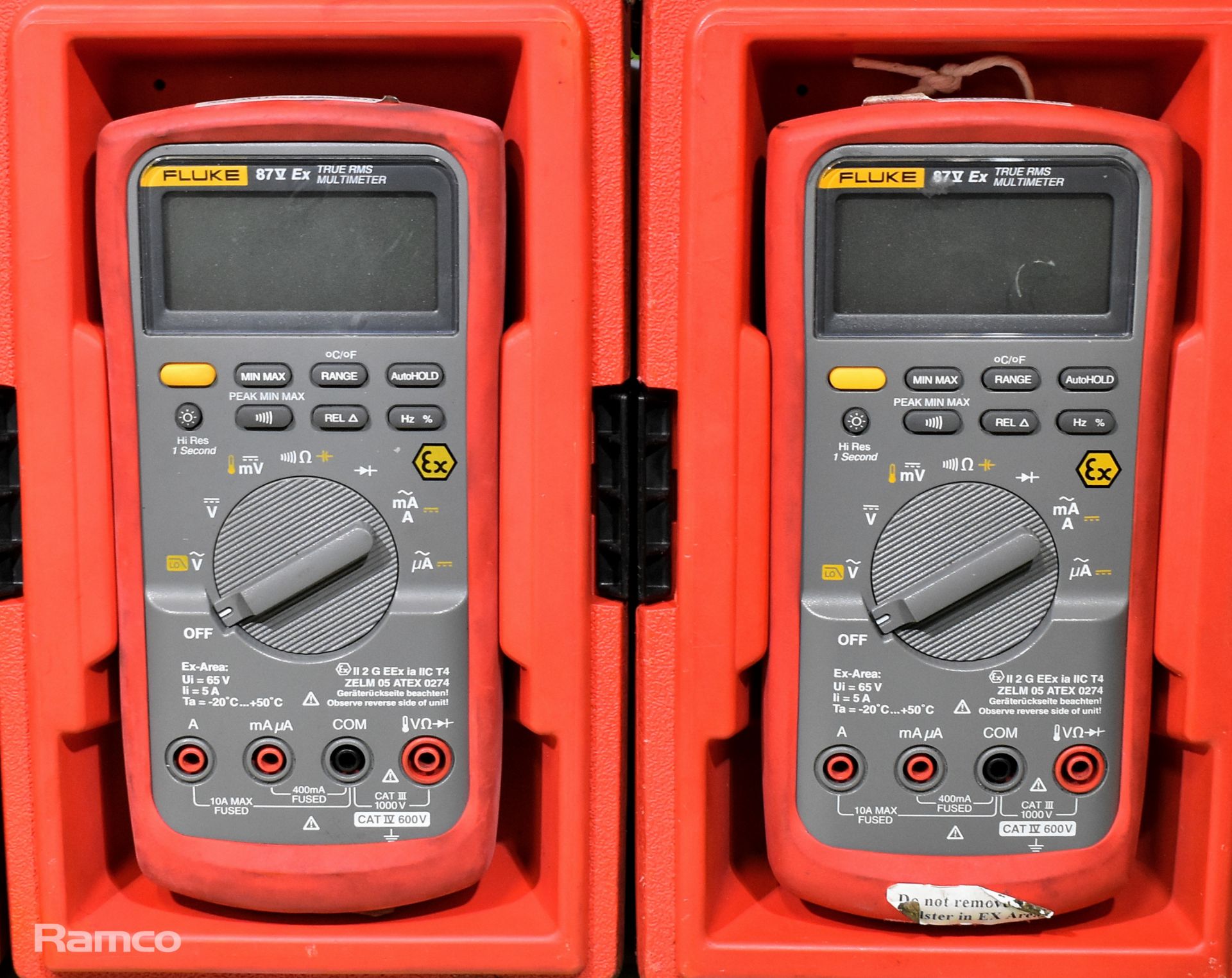 4x Fluke 87V-EX True RMS multimeters - Image 3 of 3