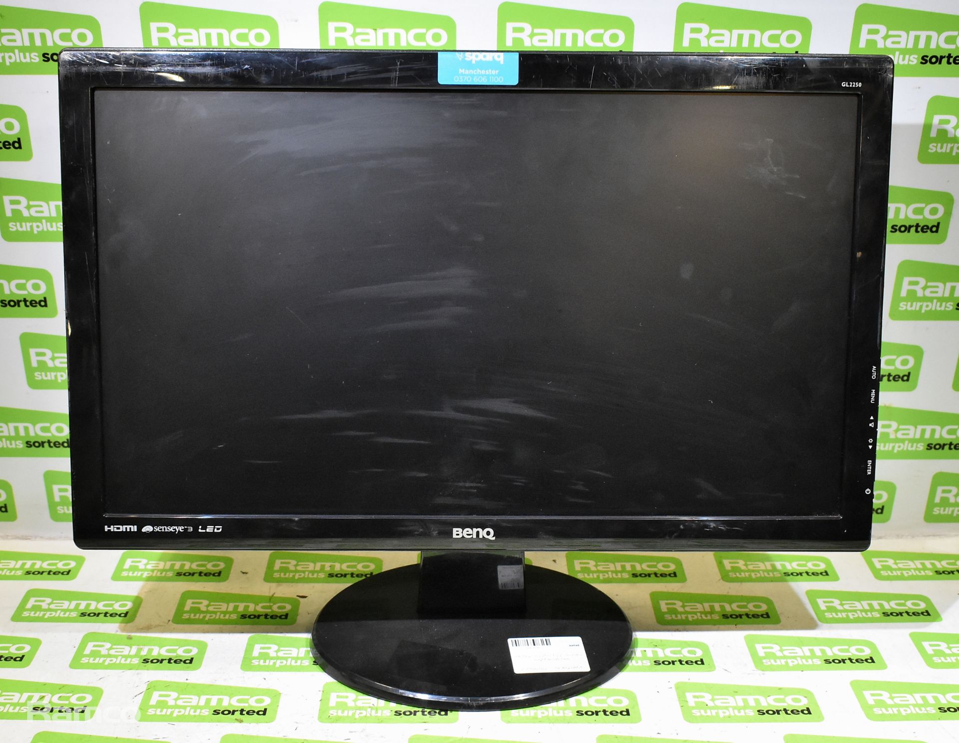 BENQ GL2250-T 22 inch monitor - slight scratches, Sony FWD-32LX2F flat wide display monitor - Image 2 of 10