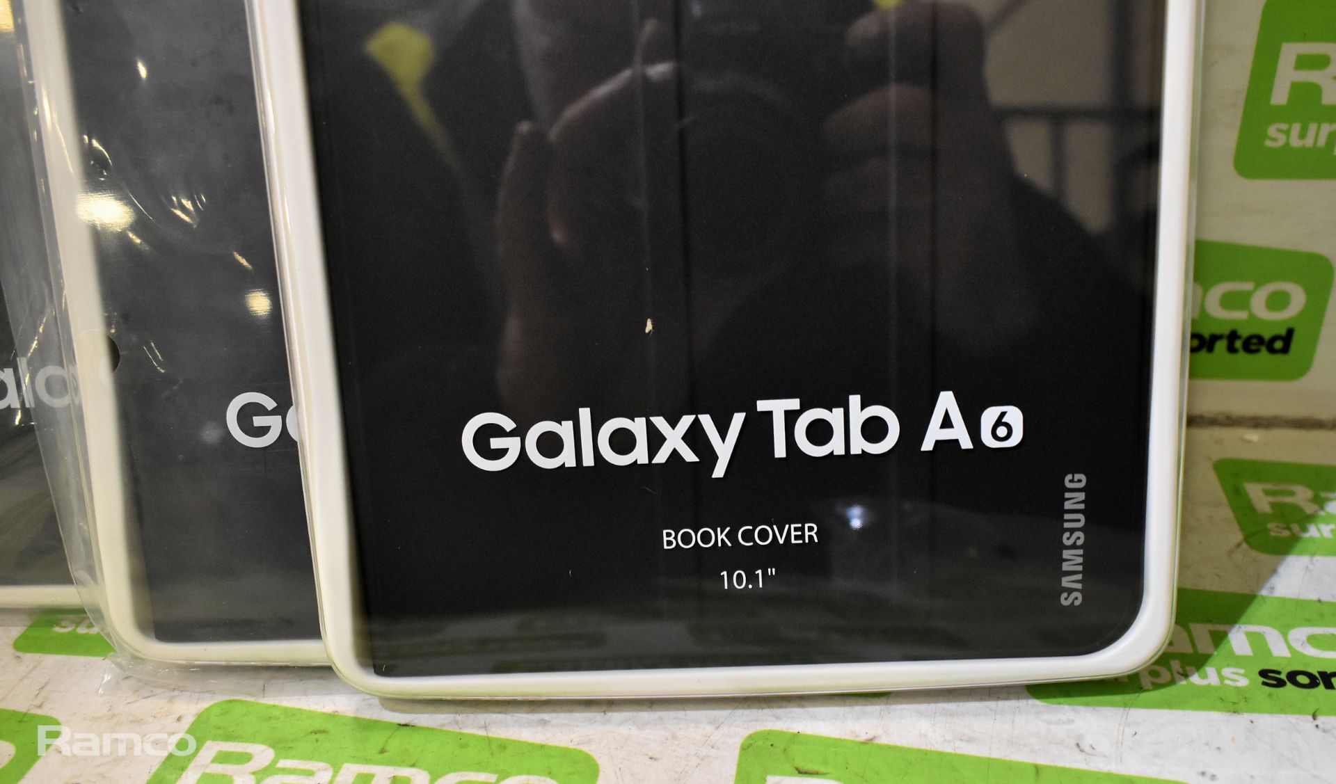 5x Galaxy Tab A T510 10.1 inch leather effect folding tablet cases - Bild 2 aus 3