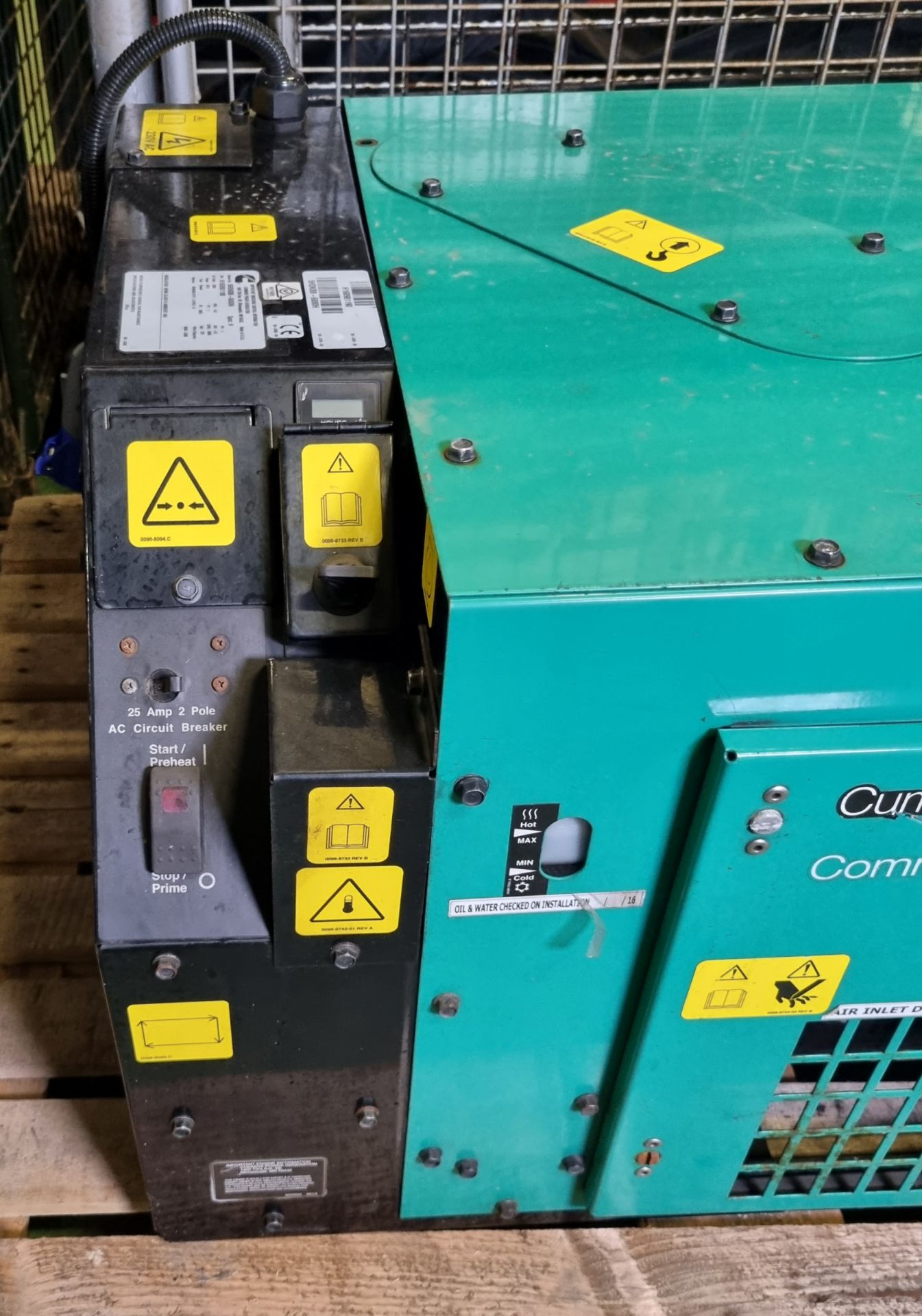 Cummins 5HDKBB-688OH Onan generator (Diesel) spec H - S/N H160981190 - PH1, 4.8KVA 230V 50HZ 3000RPM - Image 3 of 13