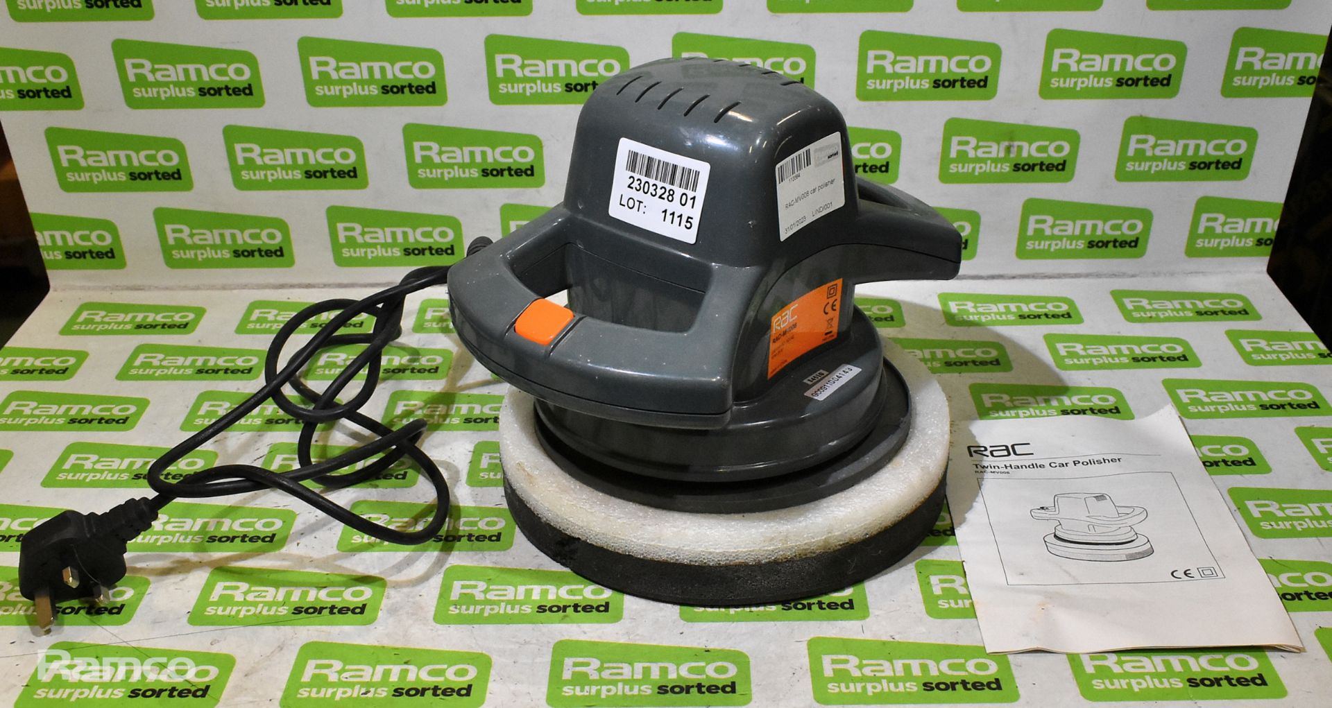 RAC-MV008 car polisher / buffer - 240V