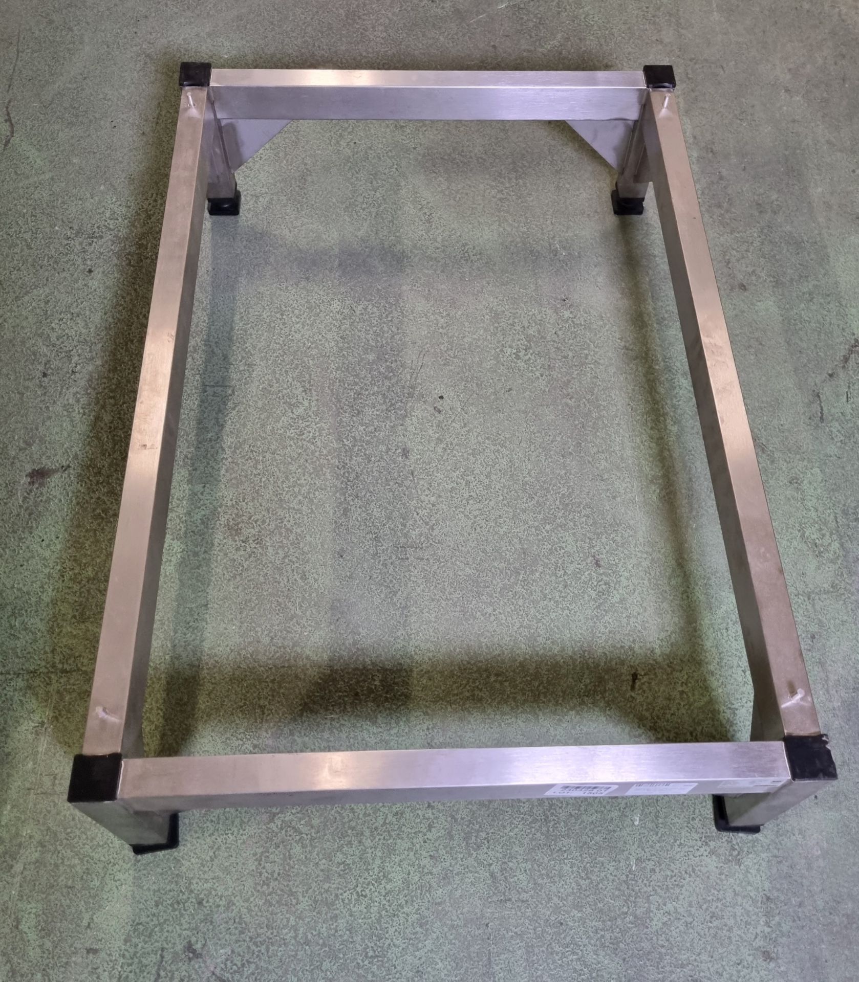 Rational UG1 stainless steel stand for combi oven - size: 85 x 60 x 20cm - Image 2 of 3