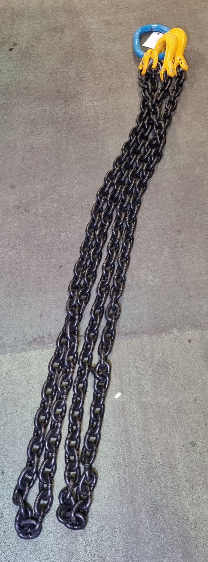 13mm multi leg chain sling with master link and hooks