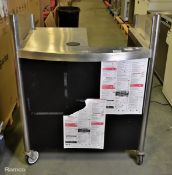 Mobile counter for food service - L900 x D715 x H1140mm