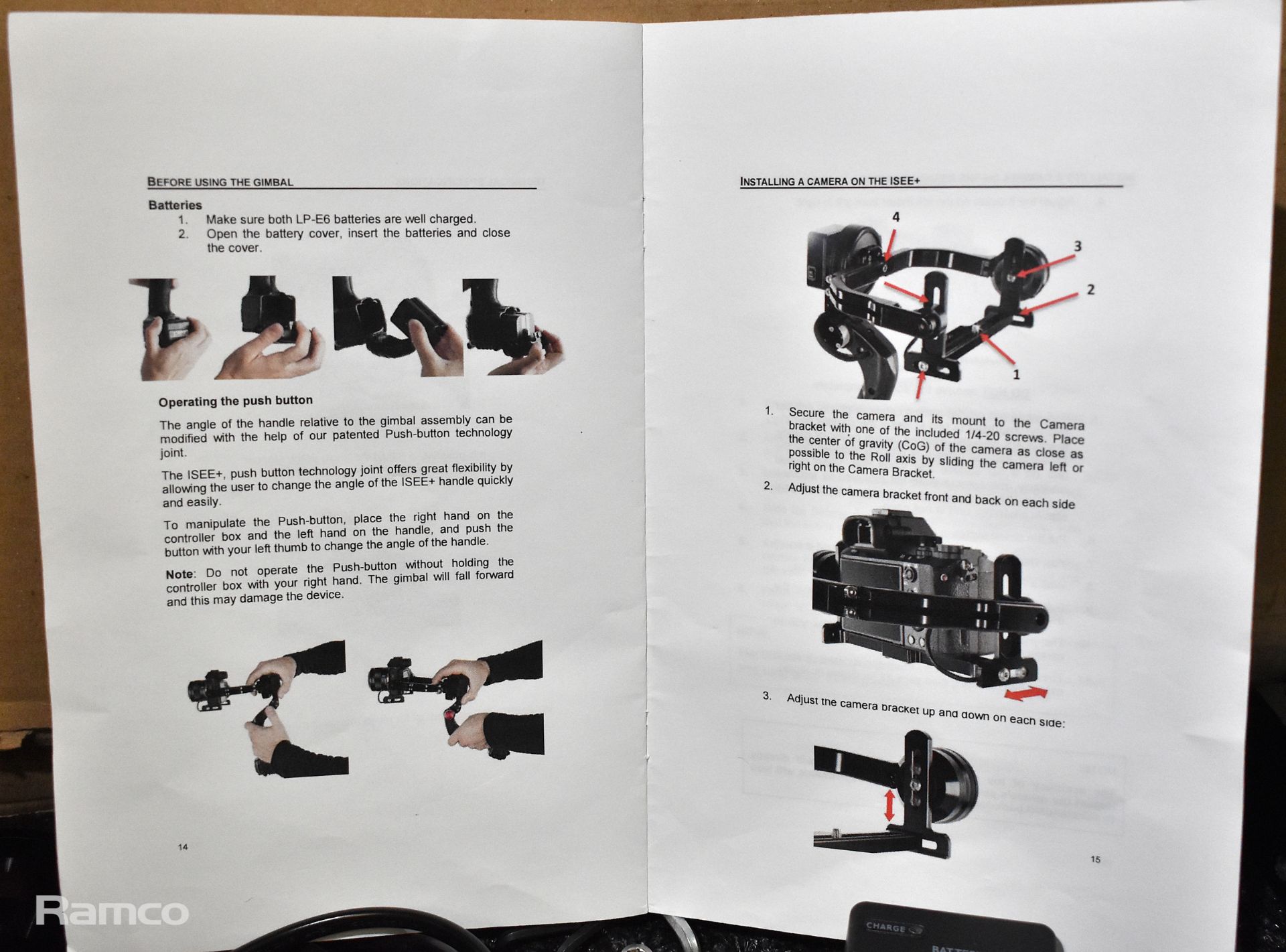 Sharp ISEE+ Gimbal single handle stabilizer unit - Image 9 of 9