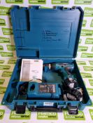 Makita 6317D cordless driver drill with spare battery and charger