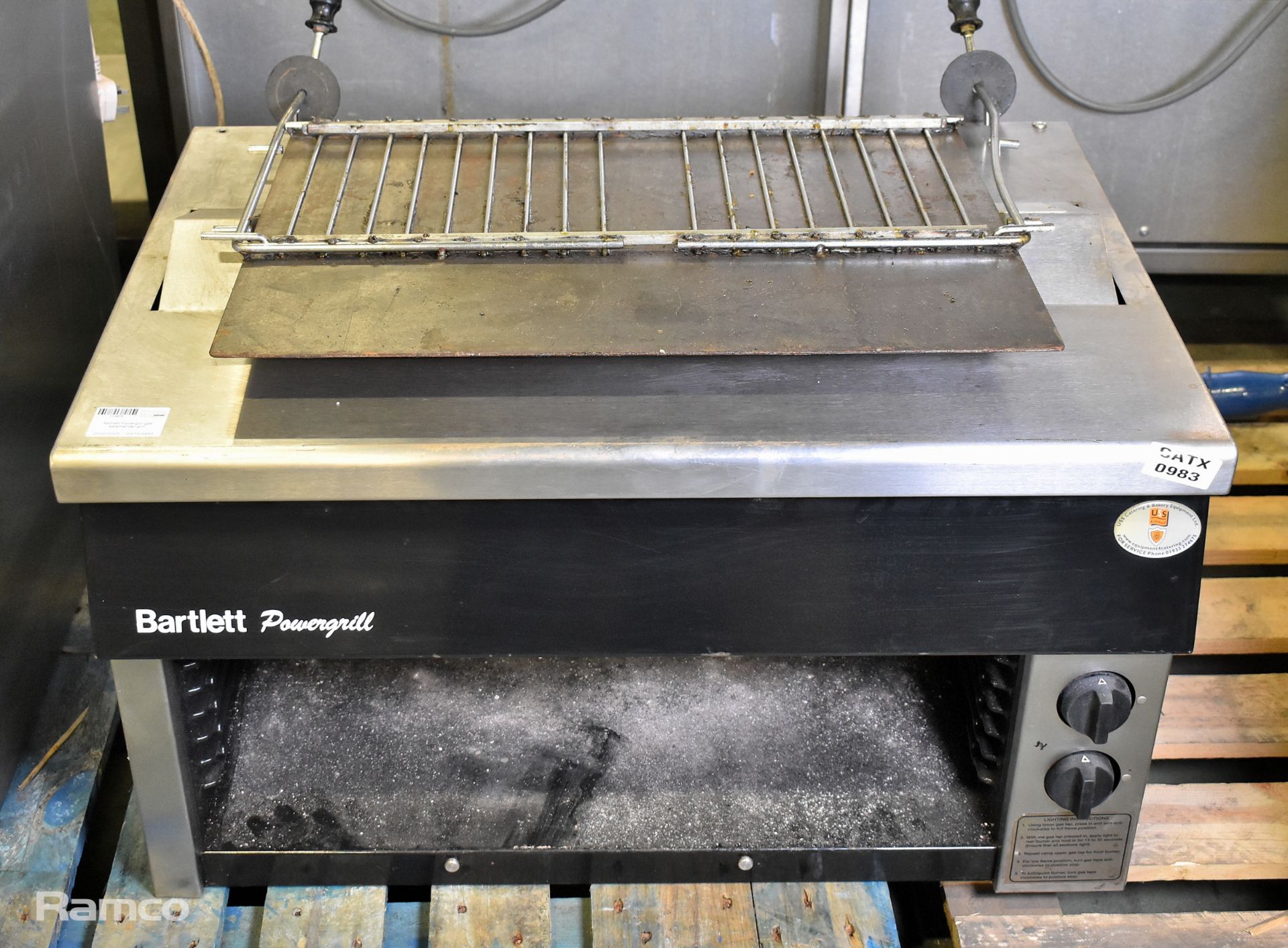 Bartlett Powergrill gas salamander grill - Bild 2 aus 8