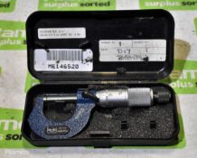 Moore and Wright 0-1 inch micrometer