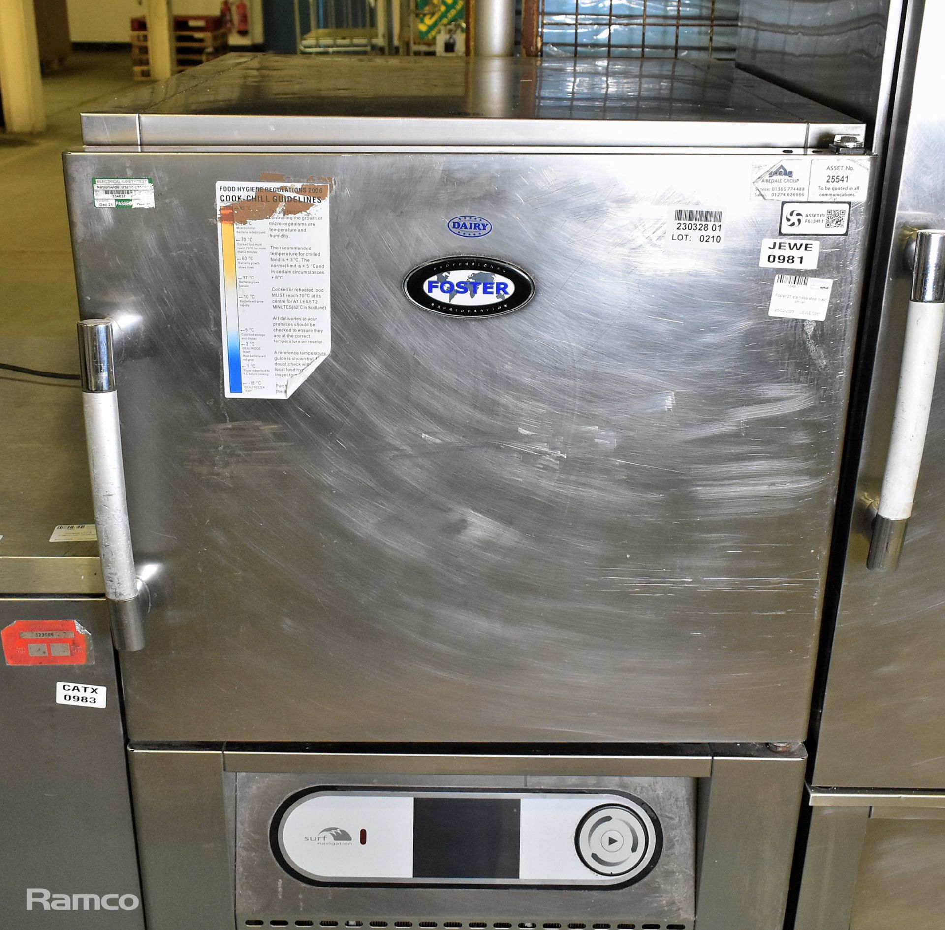 Foster BC21 stainless steel blast chiller - 700mm W - Image 5 of 5