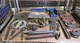 Machine tooling - Circular blade, pipe bender & wrench
