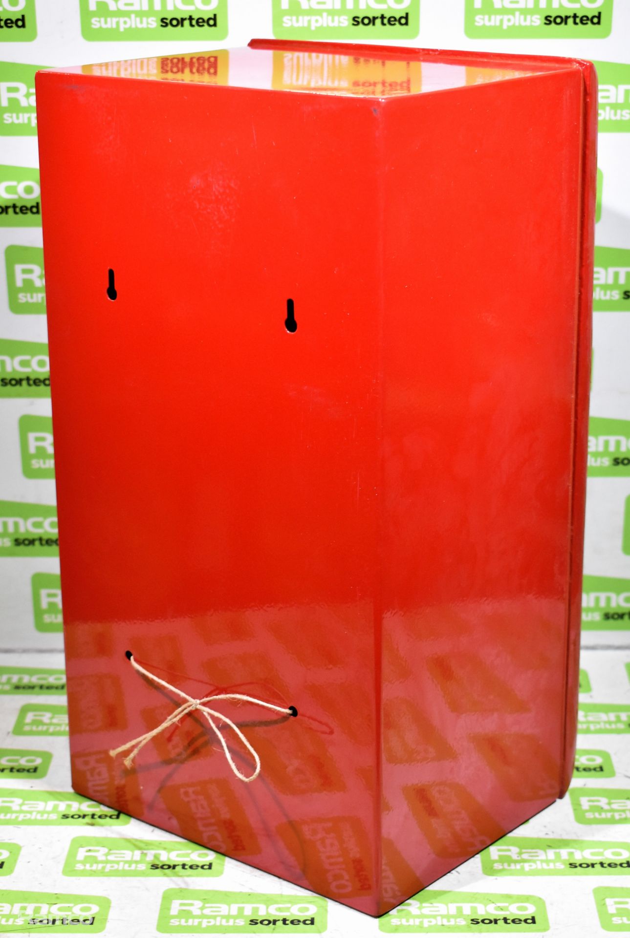 Cast steel red post box - novelty H 40 x W 20 x L 20 cm - Image 3 of 3