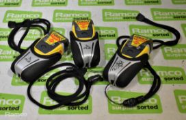 3x McMurdo FastFind 220 PLB personal location beacon units