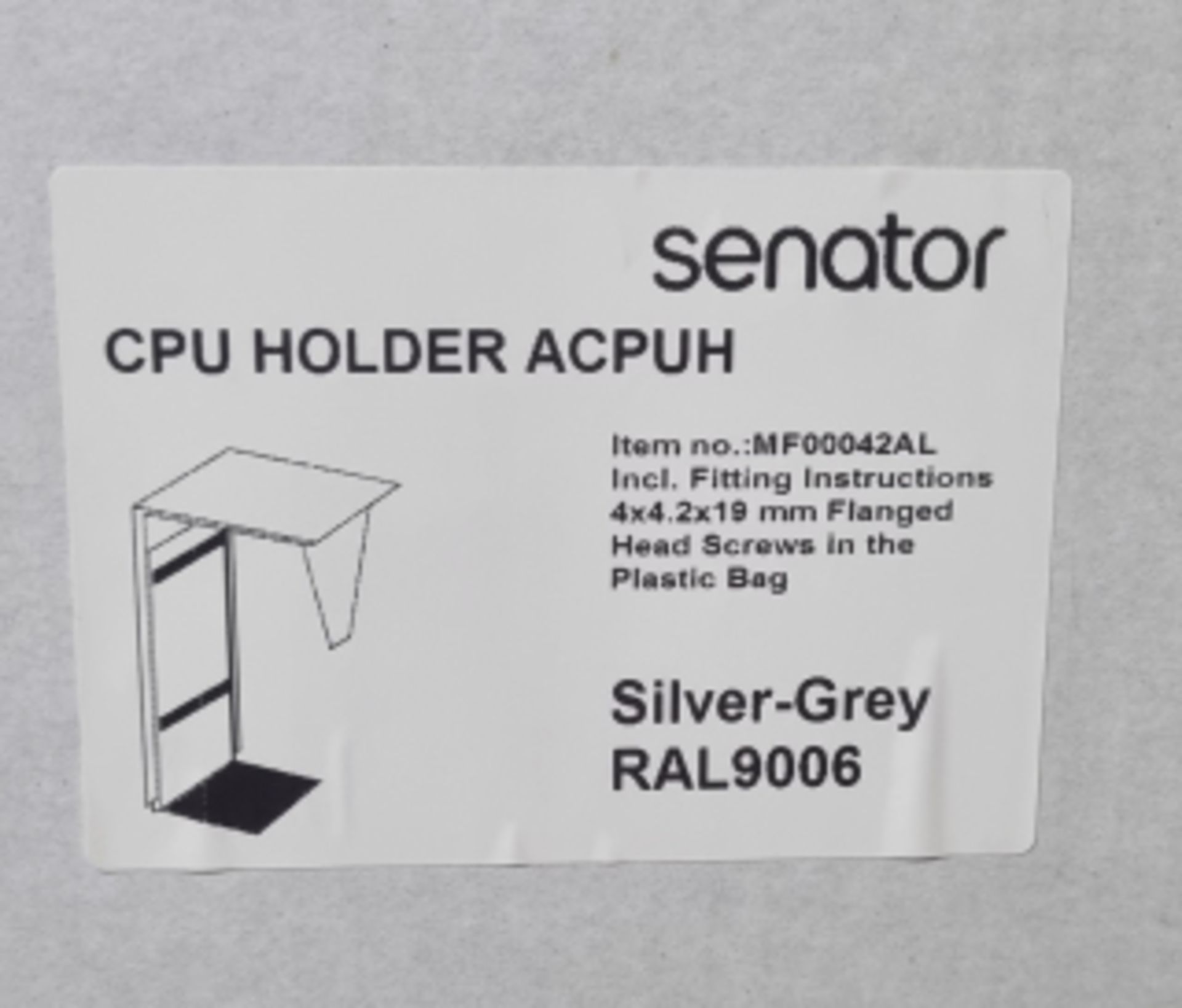 40x Senator MF00042AL CPU holders - silver grey - Image 3 of 4