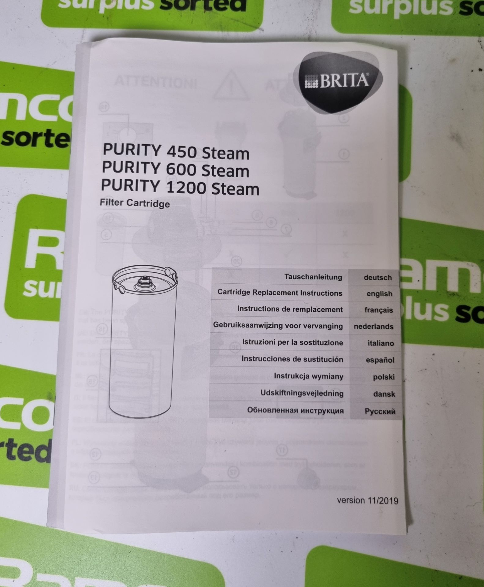 Brita Purity 600 Steam replacement filter cartridge - Image 4 of 5