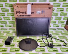 Iiyama ProLite PL2083HSD 20 inch LED monitor - in box with stand and cables