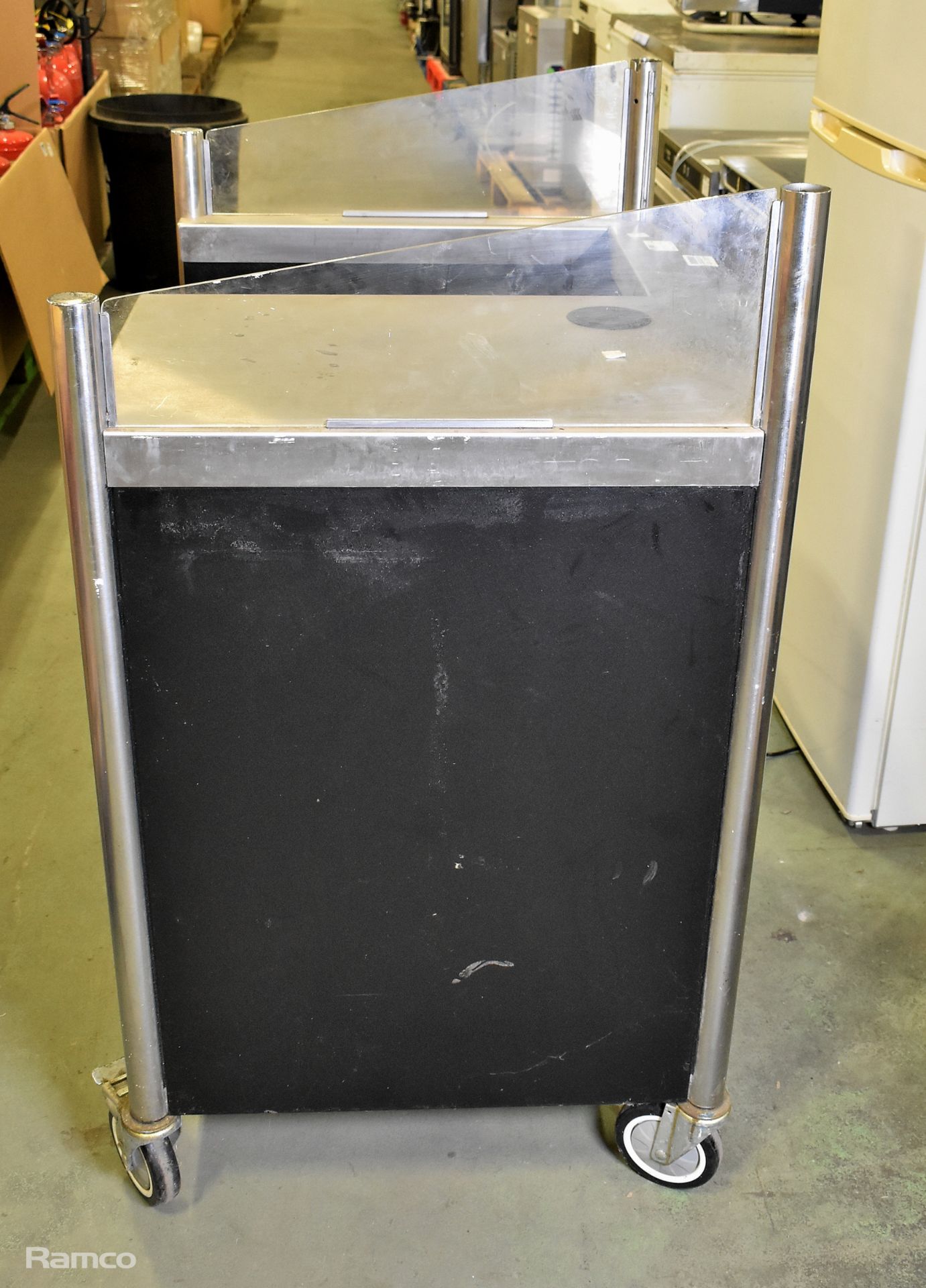 Mobile counter for food service - L900 x D715 x H1140mm - Image 5 of 5